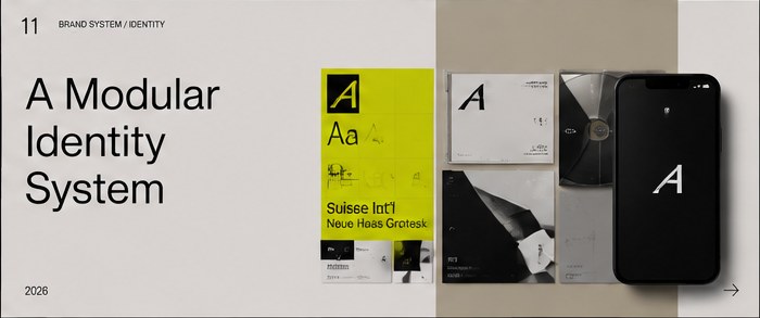 A Modular Identity System — brand system, identity